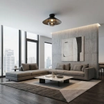 Lampa sufitowa MONO 1S PLAFON BL GRAFIT 1716/1S EMIBIG - zdjęcie dodatkowe 3