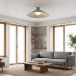 Lampa sufitowa MONO 1L PLAFON MOKKA OPAL 1719/1L EMIBIG - zdjęcie dodatkowe 3