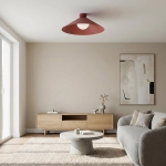 Lampa sufitowa MONO 1L PLAFON BURGUNDY OPAL 1720/1L EMIBIG - zdjęcie dodatkowe 2