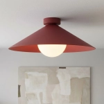 Lampa sufitowa MONO 1M PLAFON BURGUNDY OPAL 1720/1M EMIBIG - zdjęcie dodatkowe 2
