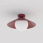 Lampa sufitowa MONO 1S PLAFON BURGUNDY OPAL 1720/1S EMIBIG - zdjęcie dodatkowe 1