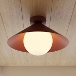 Lampa sufitowa MONO 1S PLAFON BURGUNDY OPAL 1720/1S EMIBIG - zdjęcie dodatkowe 2