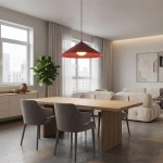 Lampa wisząca MONO 1L BURGUNDY OPAL 1725/1L EMIBIG - zdjęcie dodatkowe 4
