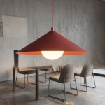 Lampa wisząca MONO 1M BURGUNDY OPAL 1725/1M EMIBIG - zdjęcie dodatkowe 2