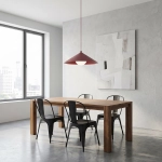 Lampa wisząca MONO 1M BURGUNDY OPAL 1725/1M EMIBIG - zdjęcie dodatkowe 3