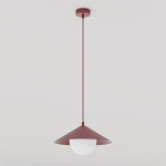 Lampa wisząca MONO 1S BURGUNDY OPAL 1725/1S EMIBIG - zdjęcie produktu