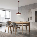 Lampa wisząca MONO 1S BURGUNDY OPAL 1725/1S EMIBIG - zdjęcie dodatkowe 3