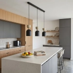 Lampa wisząca GAUDI 3 BLACK MOKKA 1738/3 EMIBIG - zdjęcie dodatkowe 2