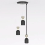 Lampa wisząca GAUDI 3PREM BLACK MOKKA 1738/3PREM EMIBIG - zdjęcie dodatkowe 1