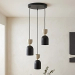 Lampa wisząca GAUDI 3PREM BLACK MOKKA 1738/3PREM EMIBIG - zdjęcie dodatkowe 2