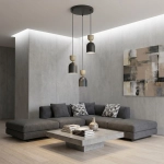 Lampa wisząca GAUDI 3PREM BLACK MOKKA 1738/3PREM EMIBIG - zdjęcie dodatkowe 5