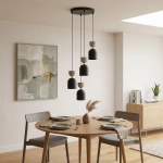 Lampa wisząca GAUDI 4PREM BLACK MOKKA 1738/4PREM EMIBIG - zdjęcie dodatkowe 3