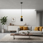 Lampa wisząca GAUDI 1 BLACK ORANGE 1739/1 EMIBIG - zdjęcie dodatkowe 1