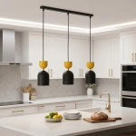 Lampa wisząca GAUDI 3 BLACK ORANGE 1739/3 EMIBIG - zdjęcie dodatkowe 2