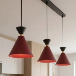 Lampa wisząca KLEVER 3 BURGUNDY BLACK 1740/3 EMIBIG - zdjęcie dodatkowe 5