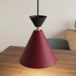 Lampa wisząca KLEVER 3 BURGUNDY BLACK 1740/3 EMIBIG - zdjęcie dodatkowe 6