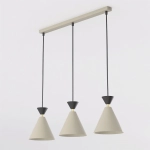 Lampa wisząca KLEVER 3 MOKKA BLACK 1741/3 EMIBIG - zdjęcie produktu