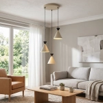 Lampa wisząca KLEVER 3PREM MOKKA BLACK 1741/3PREM EMIBIG - zdjęcie dodatkowe 4