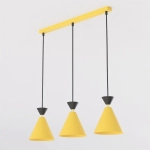 Lampa wisząca KLEVER 3 ORANGE BLACK 1742/3 EMIBIG - zdjęcie produktu