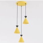Lampa wisząca KLEVER 3PREM ORANGE BLACK 1742/3PREM EMIBIG - zdjęcie produktu