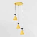 Lampa wisząca KLEVER 3PREM ORANGE BLACK 1742/3PREM EMIBIG - zdjęcie dodatkowe 1