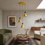 Lampa wisząca KLEVER 3PREM ORANGE BLACK 1742/3PREM EMIBIG - zdjęcie dodatkowe 3