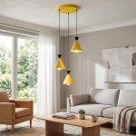 Lampa wisząca KLEVER 3PREM ORANGE BLACK 1742/3PREM EMIBIG - zdjęcie dodatkowe 4