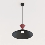 Lampa wisząca RALF 1M BL BURGUNDY 1744/1M EMIBIG - zdjęcie dodatkowe 1