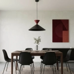 Lampa wisząca RALF 1M BL BURGUNDY 1744/1M EMIBIG - zdjęcie dodatkowe 2