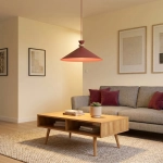 Lampa wisząca OLIVO 1L BURGUNDY 1751/1L EMIBIG - zdjęcie dodatkowe 3