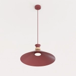 Lampa wisząca OLIVO 1M BURGUNDY 1751/1M EMIBIG - zdjęcie dodatkowe 1