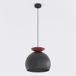 Lampa wisząca GEO 1 BLACK BURGUNDY 1752/1 EMIBIG - zdjęcie produktu