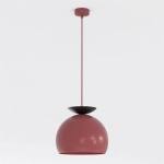Lampa wisząca GEO 1 BURGUNDY BLACK 1755/1 EMIBIG - zdjęcie dodatkowe 1