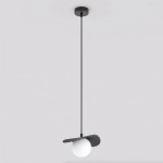 Lampa wisząca FLORA 1 BLACK OPAL 1758/1 EMIBIG - zdjęcie produktu