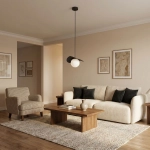 Lampa wisząca FLORA 1 BLACK OPAL 1758/1 EMIBIG - zdjęcie dodatkowe 4