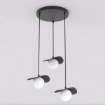 Lampa wisząca FLORA 3PREM BLACK OPAL 1758/3 EMIBIG - zdjęcie produktu
