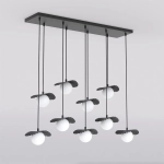 Lampa wisząca FLORA 9 BLACK OPAL 1758/9 EMIBIG - zdjęcie produktu