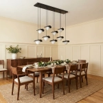 Lampa wisząca FLORA 9 BLACK OPAL 1758/9 EMIBIG - zdjęcie dodatkowe 5