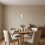 Lampa wisząca FLORA 1 WHITE OPAL 1759/1 EMIBIG - zdjęcie dodatkowe 2