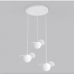 Lampa wisząca FLORA 3PREM WHITE OPAL 1759/3 EMIBIG - zdjęcie produktu