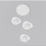Lampa wisząca FLORA 3PREM WHITE OPAL 1759/3 EMIBIG - zdjęcie dodatkowe 1