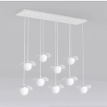 Lampa wisząca FLORA 9 WHITE OPAL 1759/9 EMIBIG - zdjęcie produktu