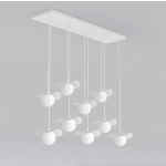 Lampa wisząca FLORA 9 WHITE OPAL 1759/9 EMIBIG - zdjęcie dodatkowe 1