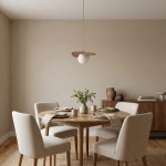 Lampa wisząca FLORA 1 MOKKA OPAL 1760/1 EMIBIG - zdjęcie dodatkowe 2
