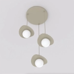 Lampa wisząca FLORA 3PREM MOKKA OPAL 1760/3 EMIBIG - zdjęcie dodatkowe 1