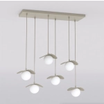 Lampa wisząca FLORA 6 MOKKA OPAL 1760/6 EMIBIG - zdjęcie dodatkowe 1