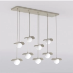Lampa wisząca FLORA 9 MOKKA OPAL 1760/9 EMIBIG - zdjęcie produktu