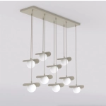 Lampa wisząca FLORA 9 MOKKA OPAL 1760/9 EMIBIG - zdjęcie dodatkowe 1
