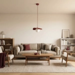 Lampa wisząca FLORA 1 BURGUNDY OPAL 1761/1 EMIBIG - zdjęcie dodatkowe 5