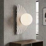 Kinkiet FLORA K1 WHITE OPAL 1764/K1 EMIBIG - zdjęcie dodatkowe 2